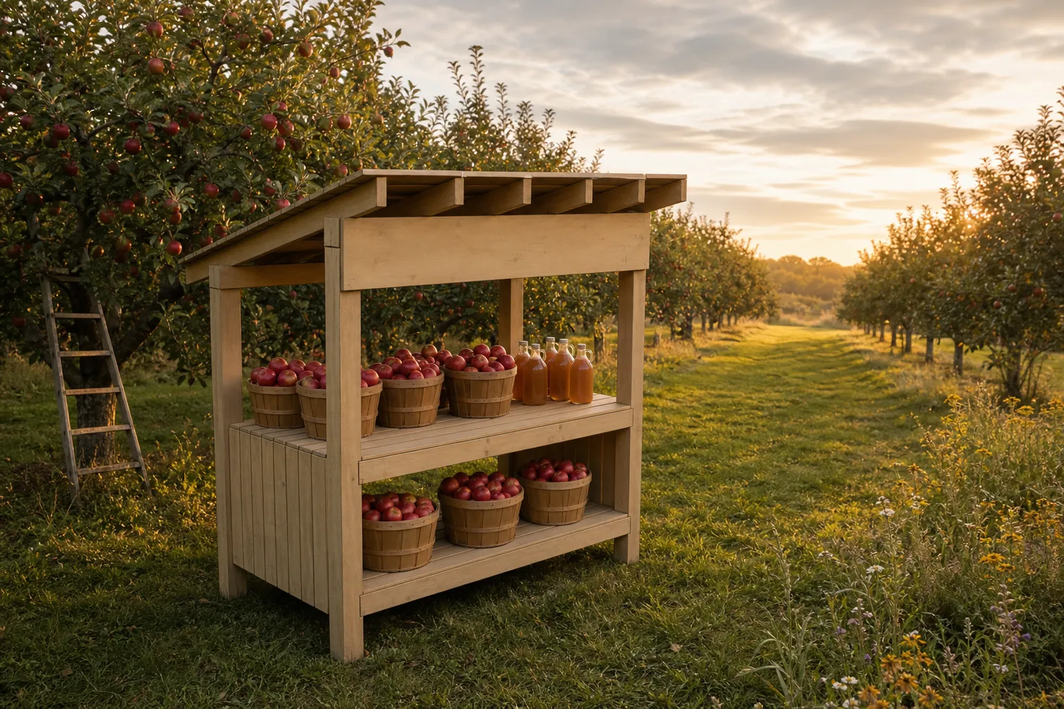 WoodUp Farm Stand — Actual 4×4 — view 4