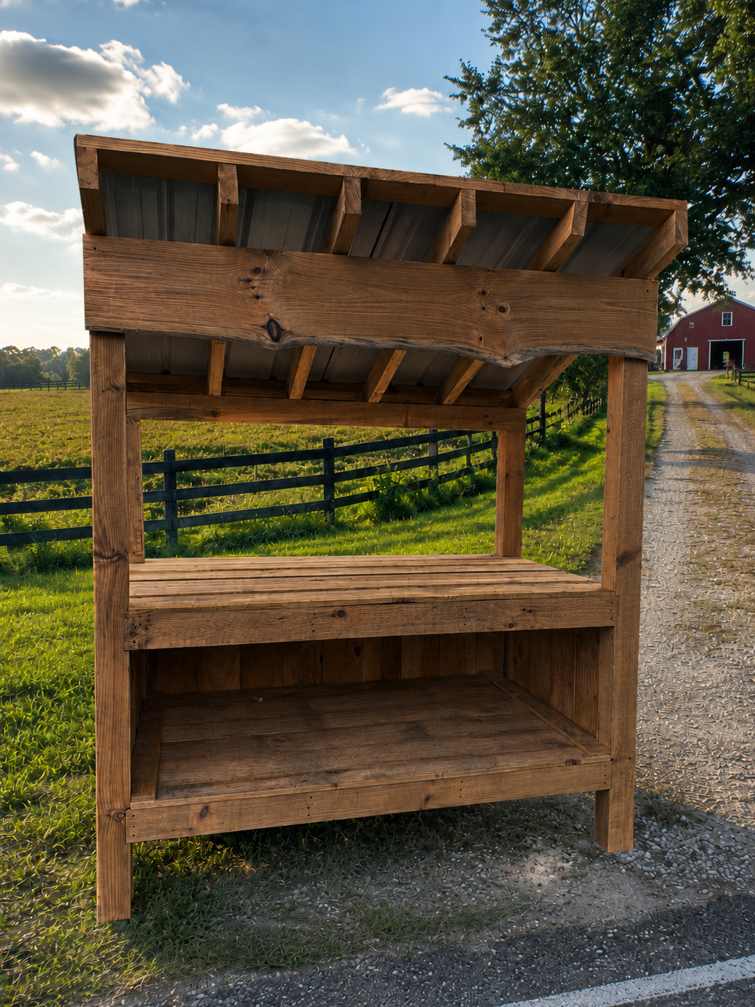 WoodUp Farm Stand — Actual 4×4 — view 2